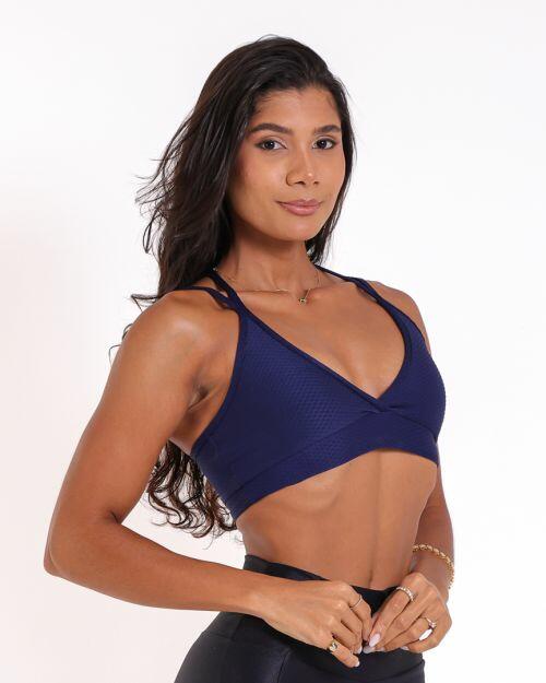 Top Vivi Textura Colmeia