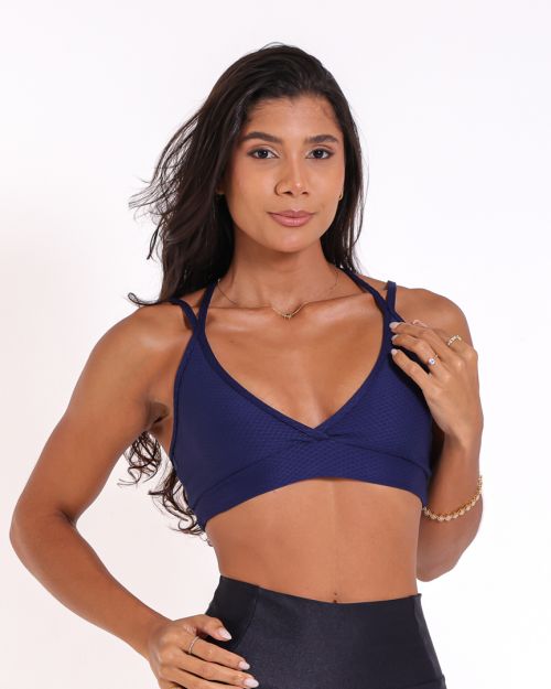 Top Vivi Textura Colmeia