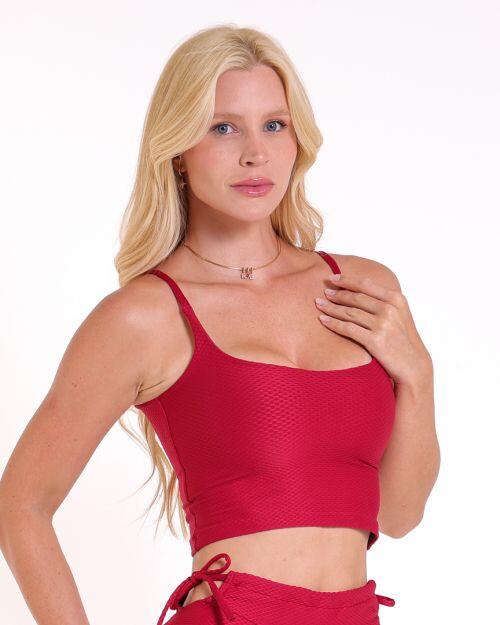 Top Regatinha Textura Colmeia