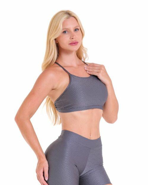 Top Paula Textura Geom�trica