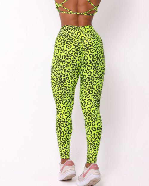 Calça Legging Empina Onça Colors