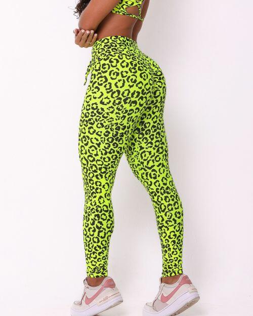 Calça Legging Empina Onça Colors