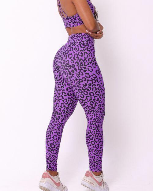 Calça Legging Básica Onça Colors