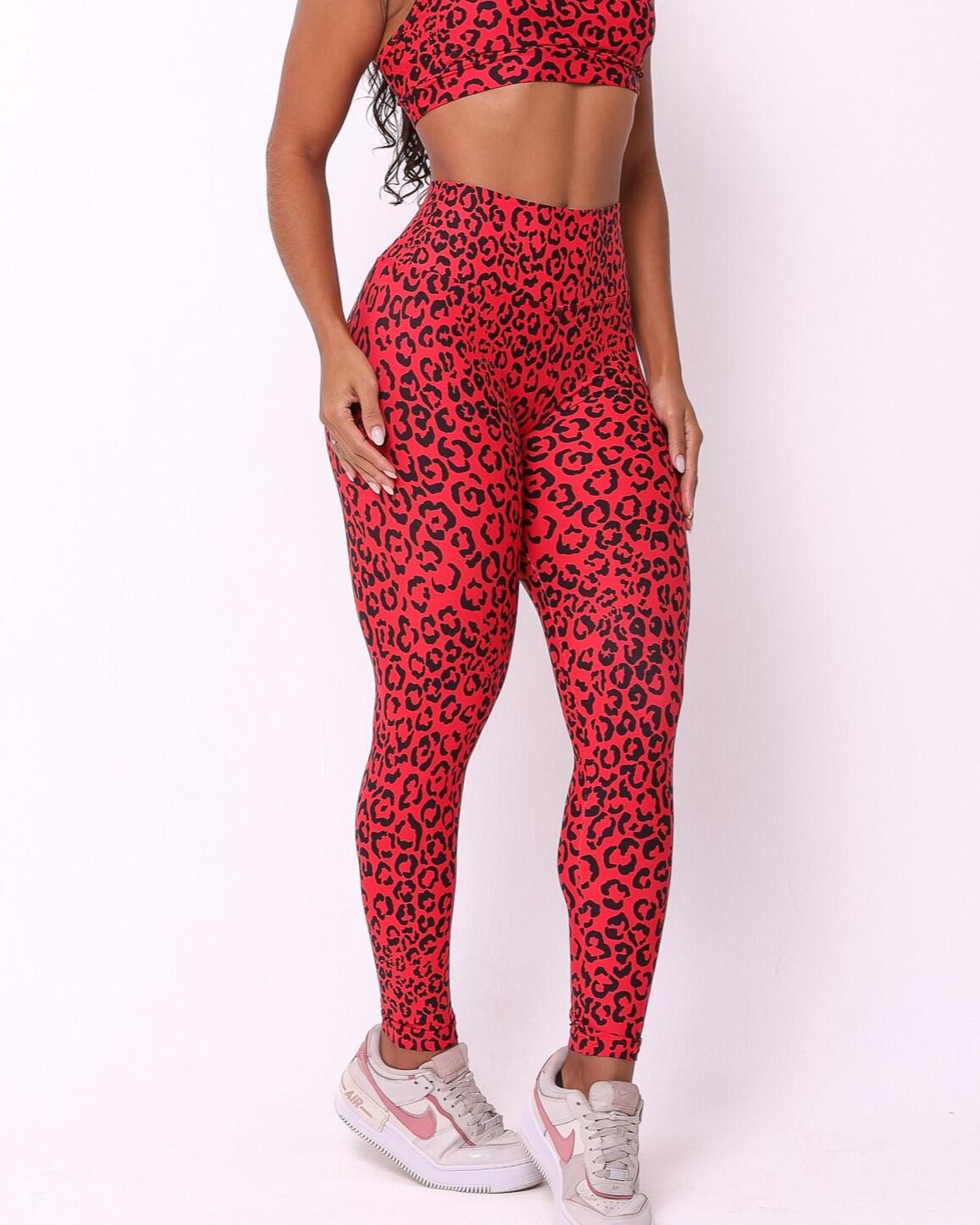 Calça Legging Básica Onça Colors