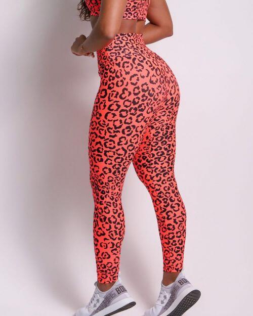 Calça Legging Básica Onça Colors