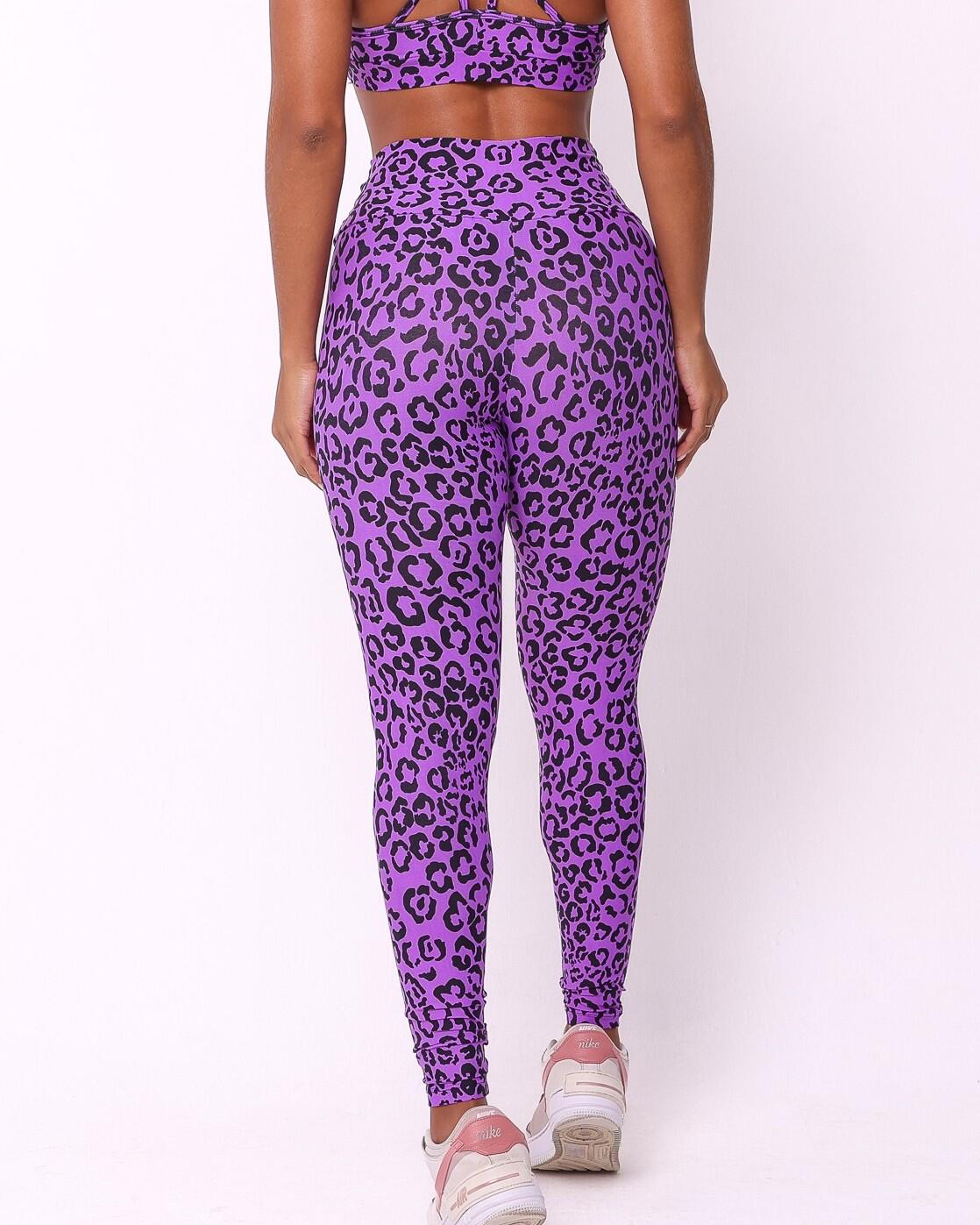 Calça Legging Básica Onça Colors