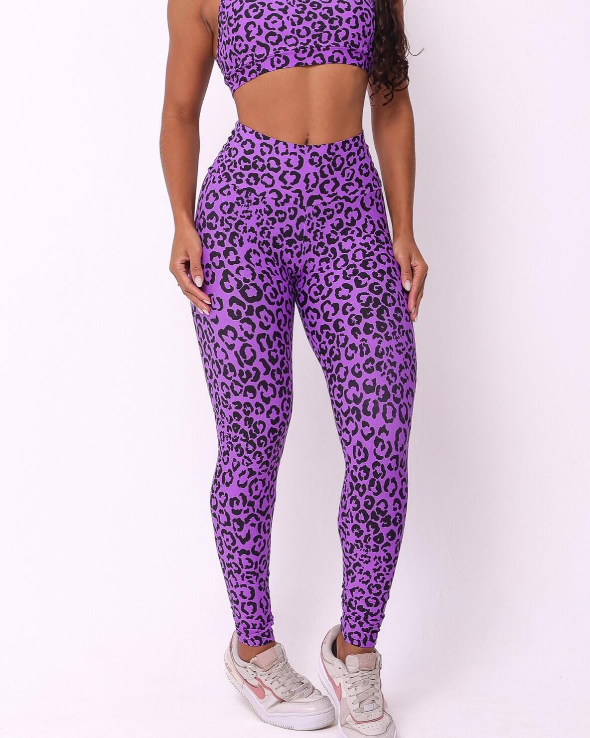 Calça Legging Básica Onça Colors