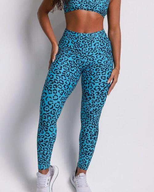 Calça Legging Básica Onça Colors