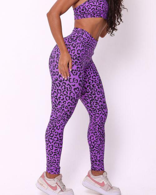 Calça Legging Básica Onça Colors