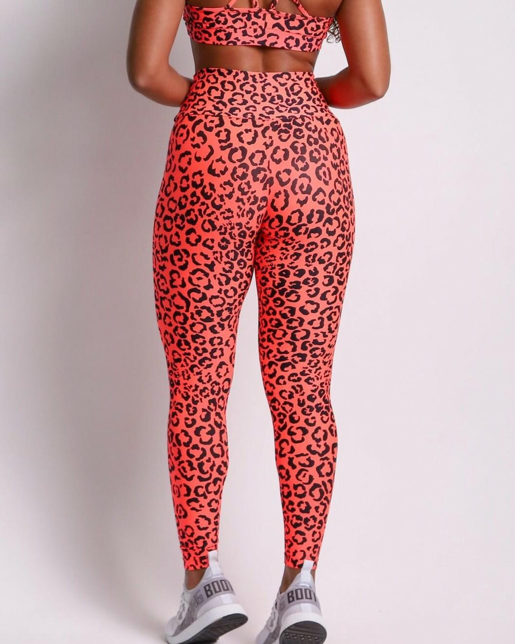 Calça Legging Básica Onça Colors