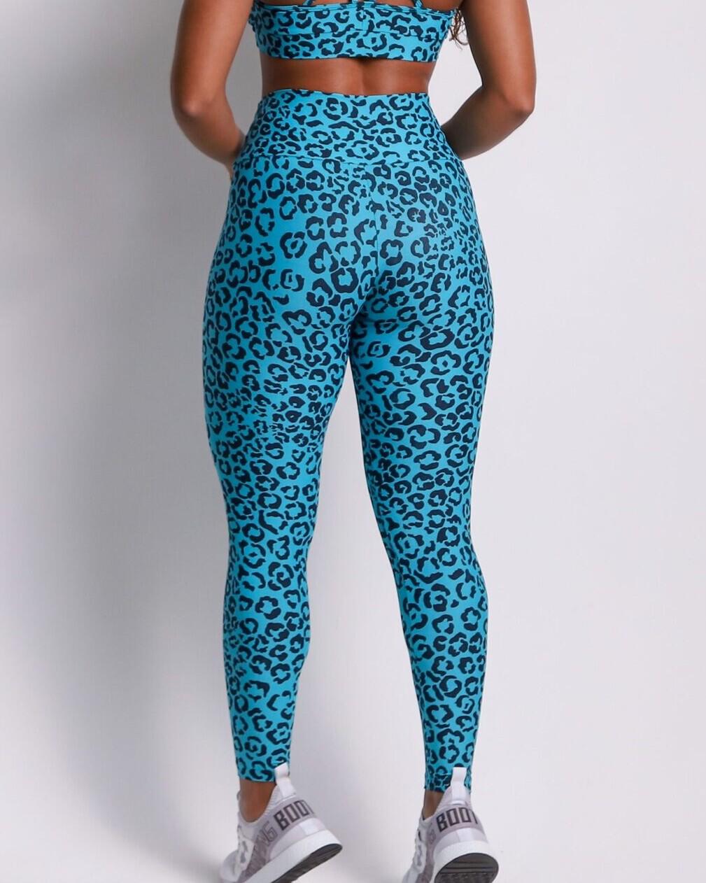 Calça Legging Básica Onça Colors
