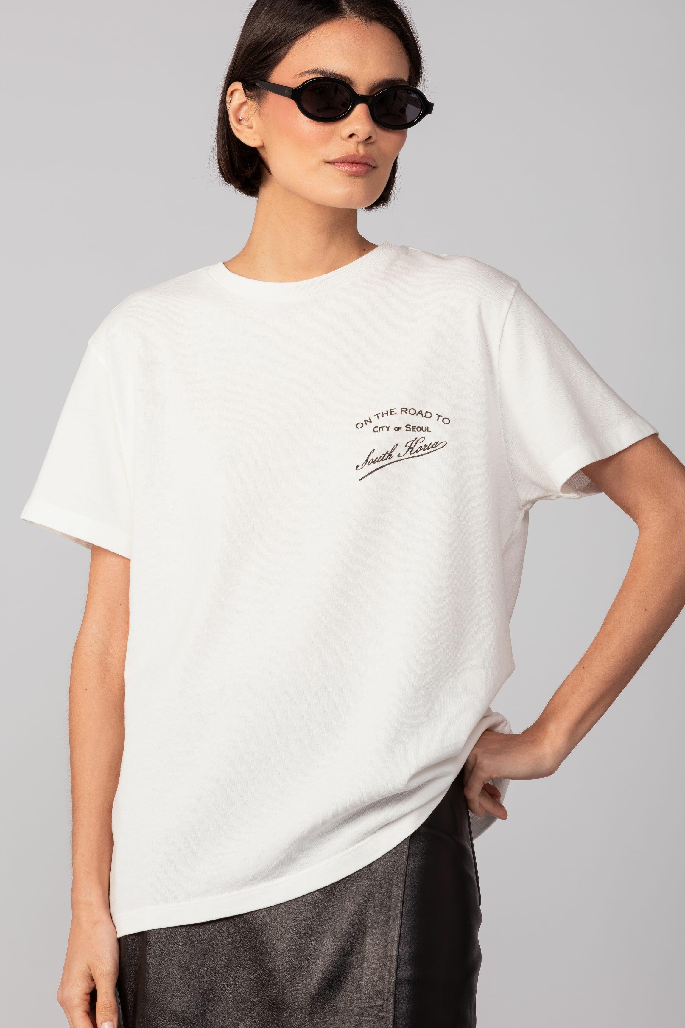 OFF-WHITE 韓国国旗 Tシャツ Comprar T-SHIRT SEOUL OFF WHITE - R$468,00