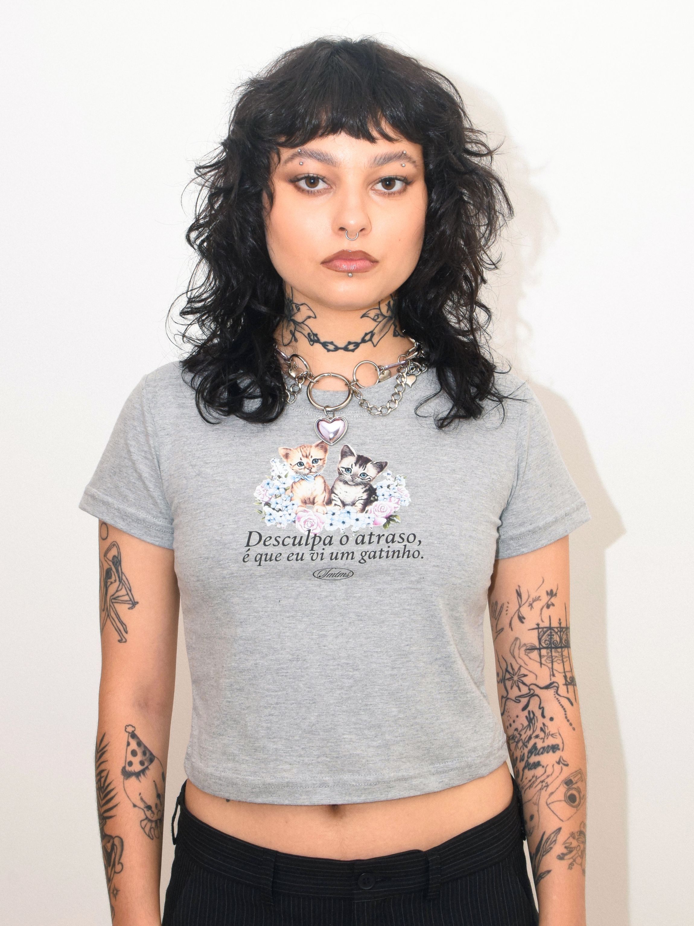 Comprar Baby Tee Gatinho - R$109,90