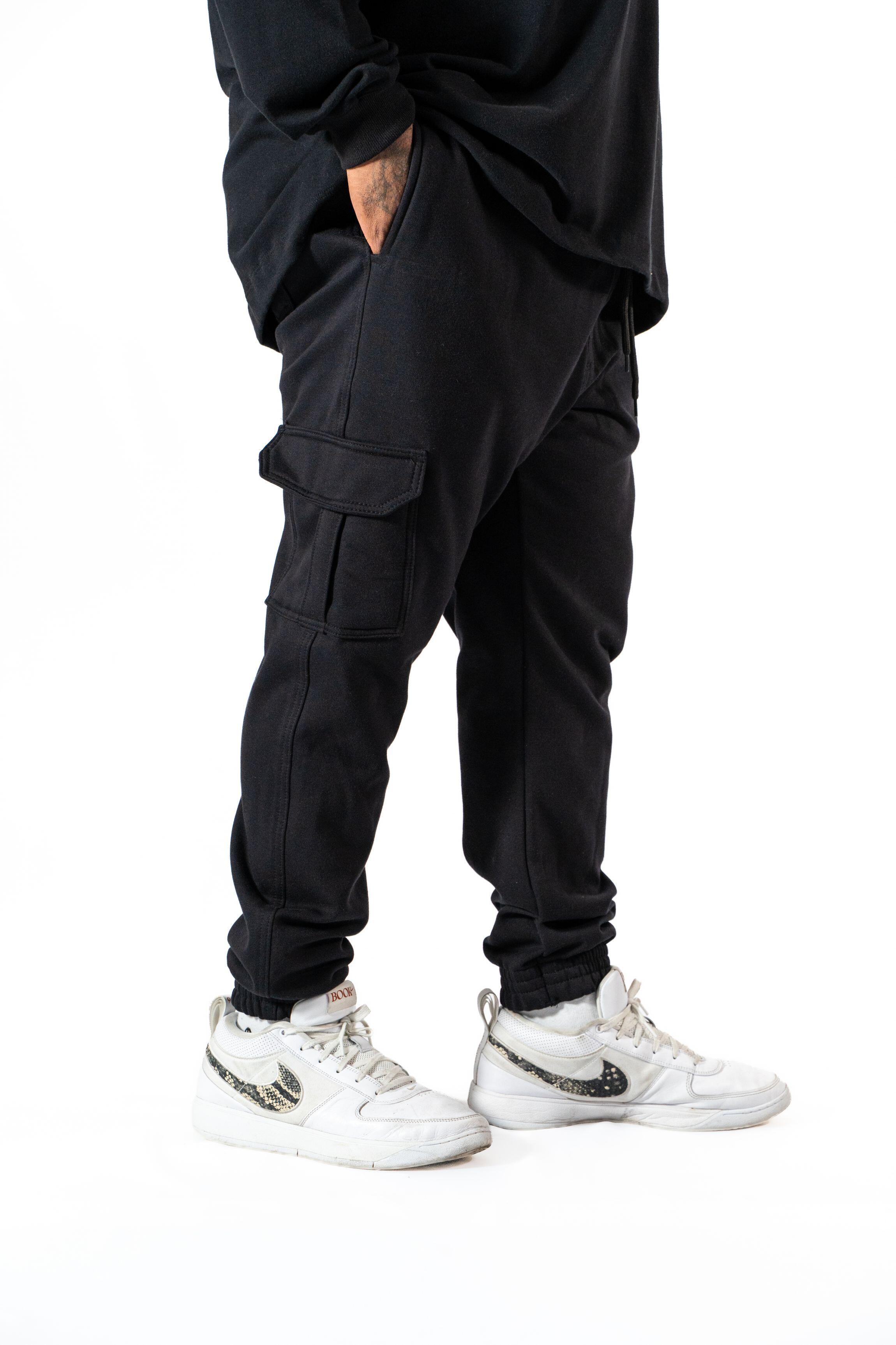 Calça Moletom Cargo Jogger