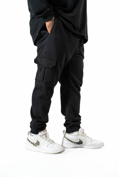 Calça Moletom Cargo Jogger