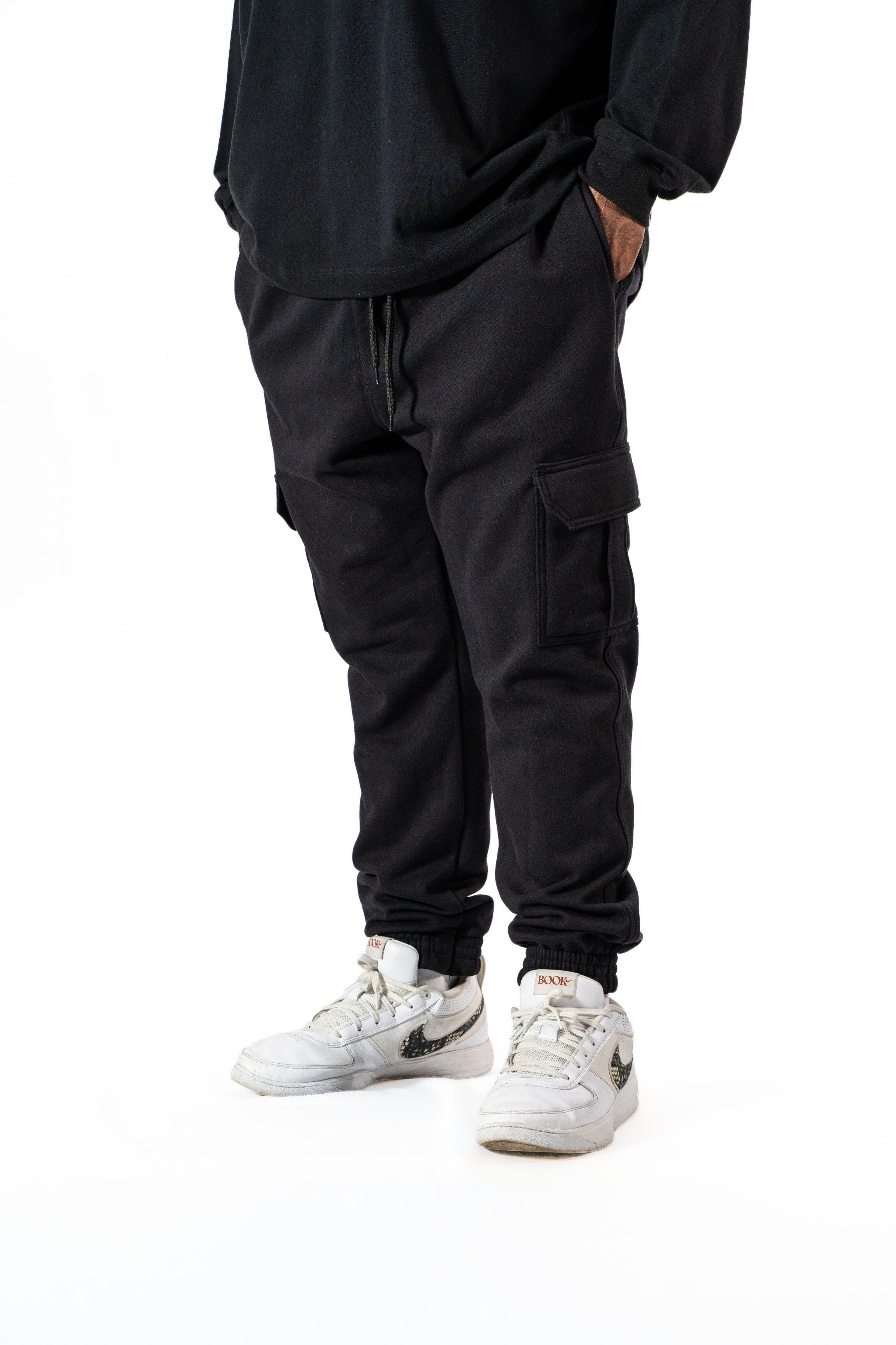 Calça Moletom Cargo Jogger