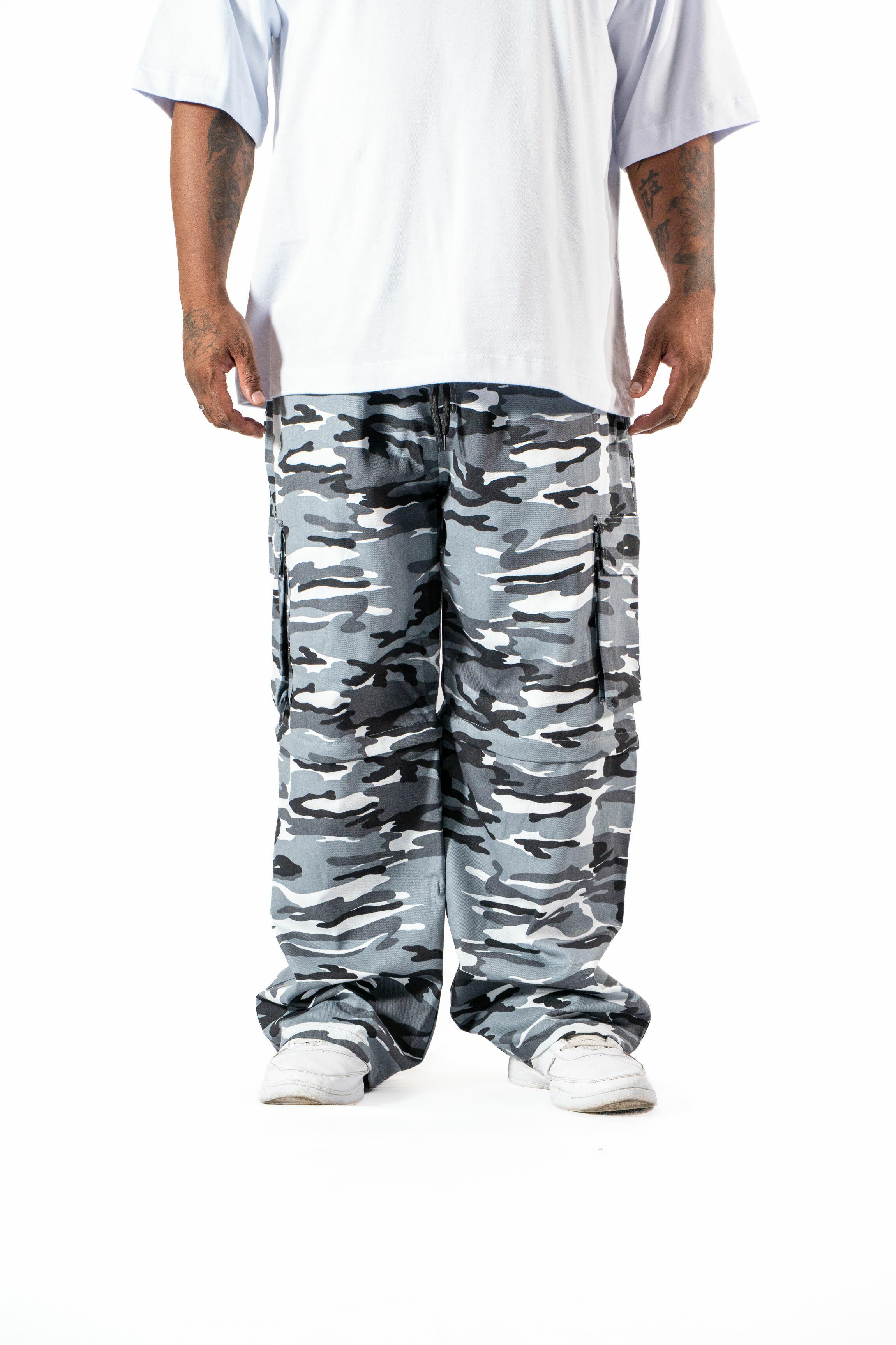 Calça Vira Bermuda Heavy Camo