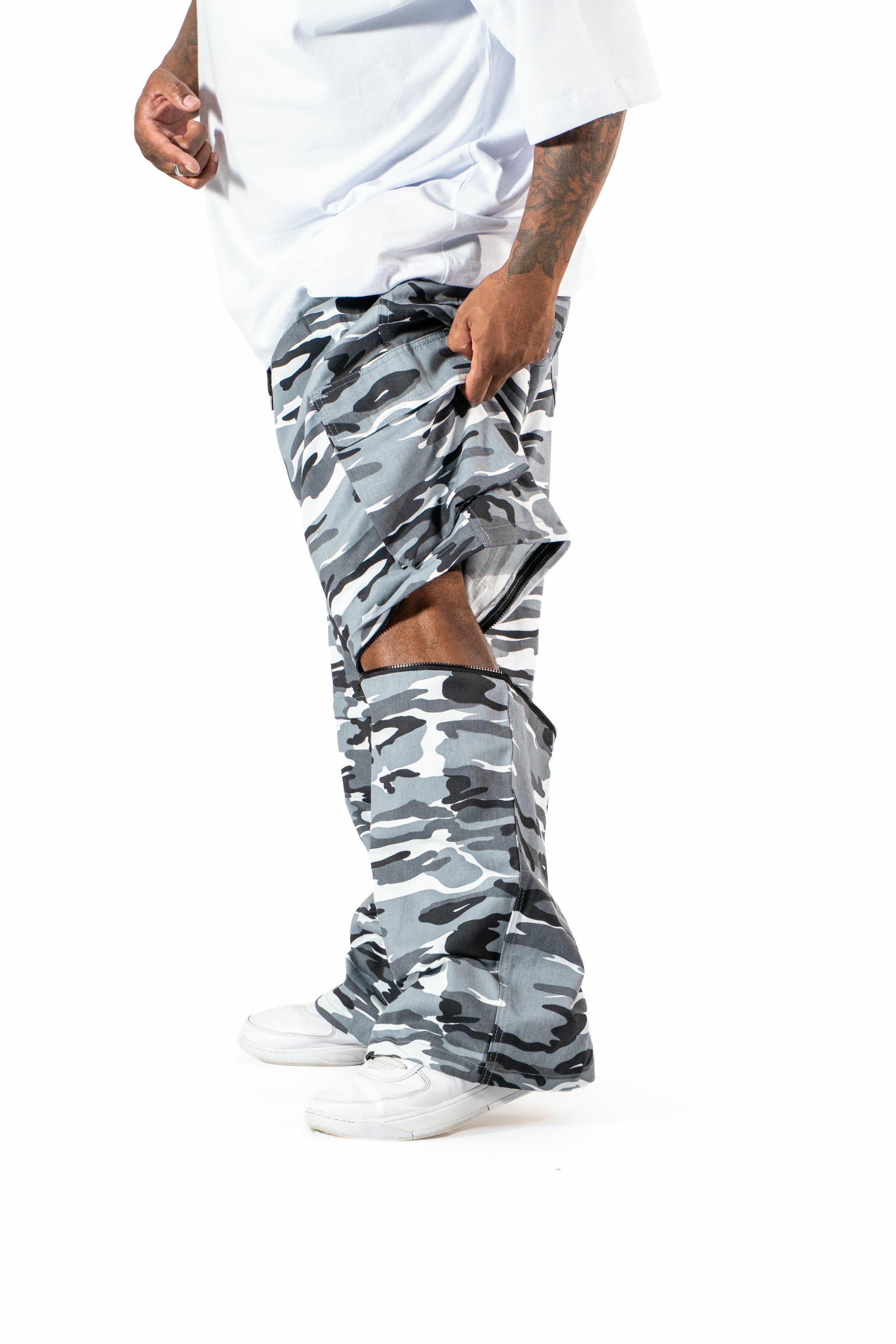 Calça Vira Bermuda Heavy Camo