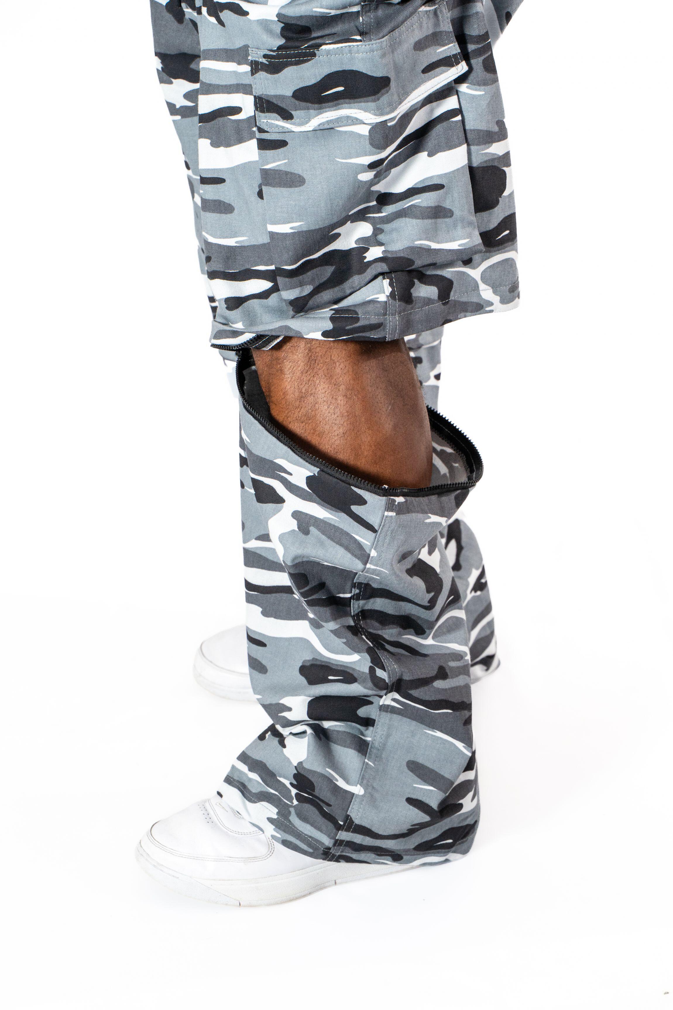 Calça Vira Bermuda Heavy Camo
