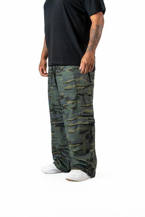 Calça Vira Bermuda Heavy Camo