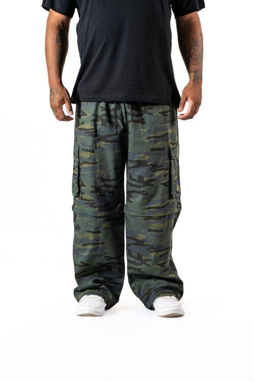 Calça Vira Bermuda Heavy Camo