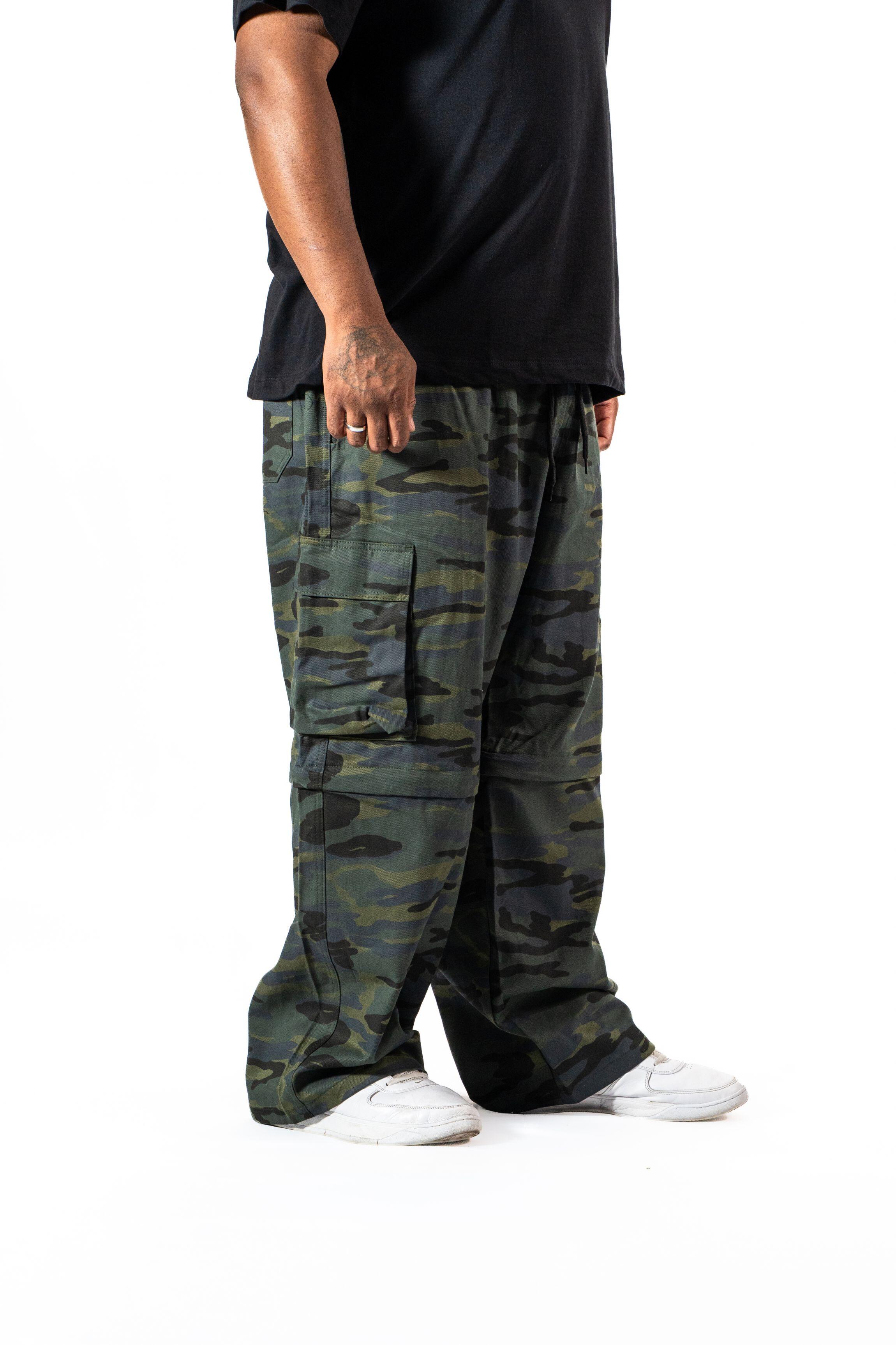 Calça Vira Bermuda Heavy Camo