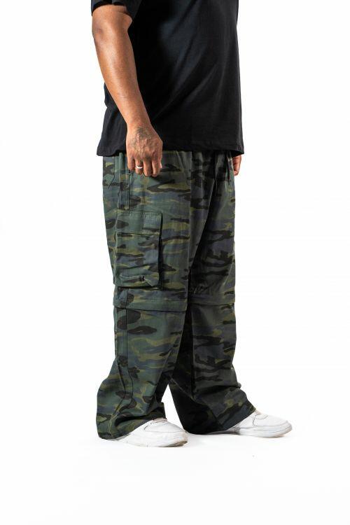 Calça Vira Bermuda Heavy Camo