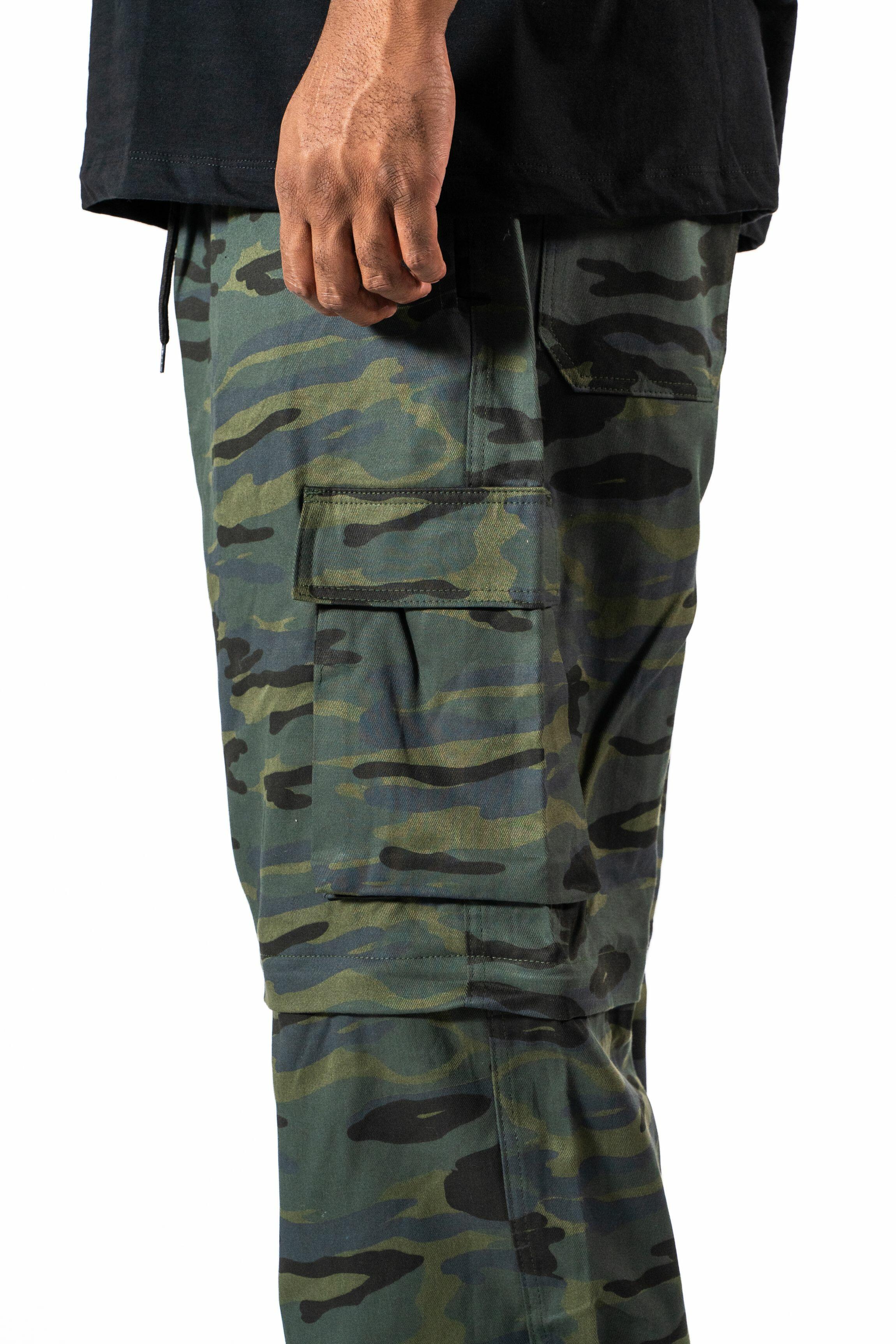 Calça Vira Bermuda Heavy Camo