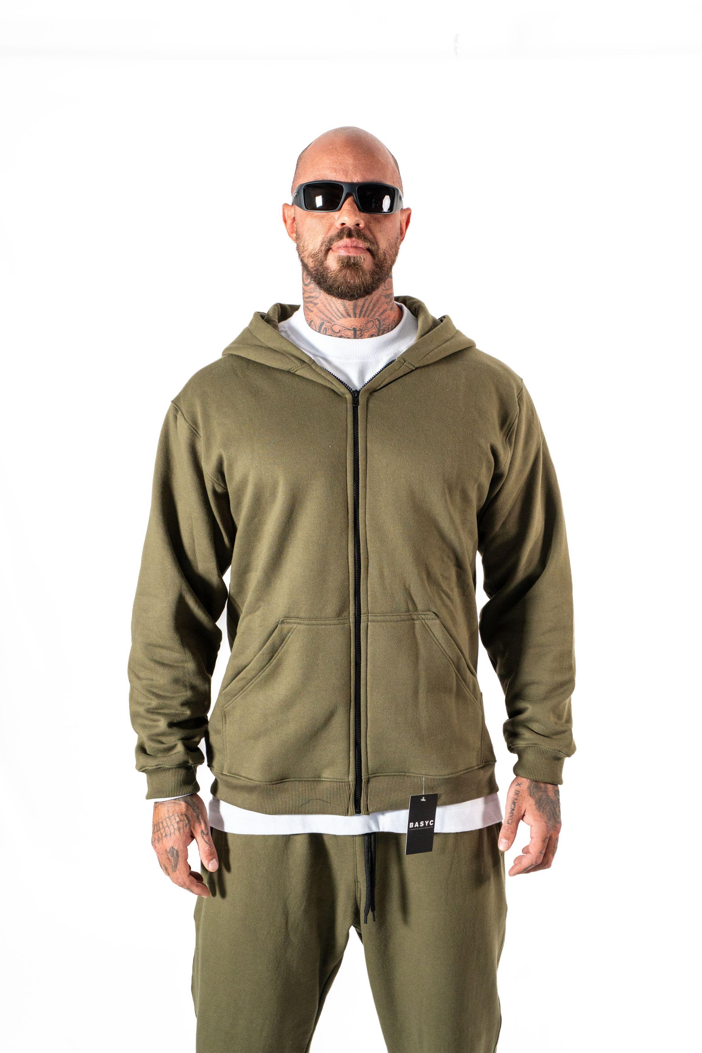 Blusa Moletom com Ziper