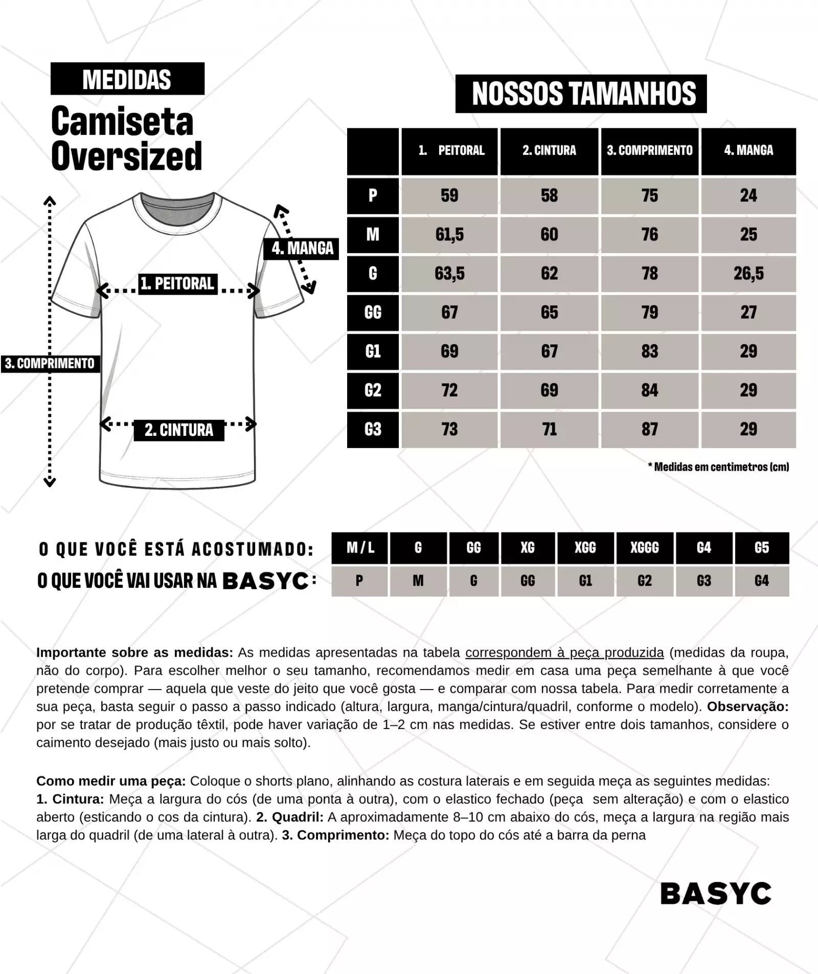 Camiseta Oversized Ligth