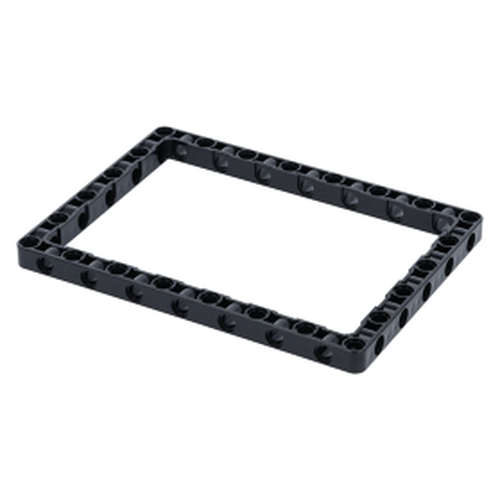 パーツ tomu Comprar Lego Technic - Frame 11x15x1 - Preto - Techbricks - PN