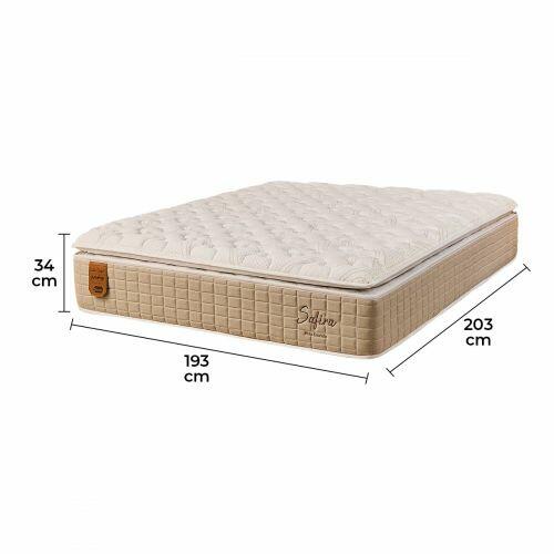 Colchão King Prorelax Safira 193x203x34 | Modema