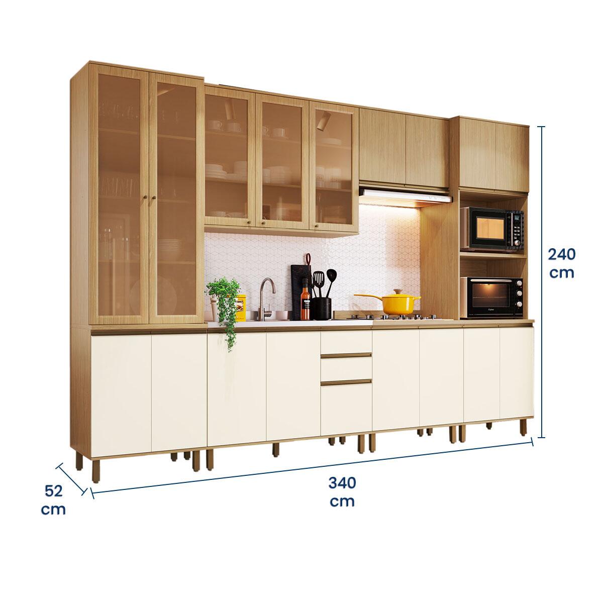 Cozinha Completa 17 Portas Nova Dubai Casamia AMB09