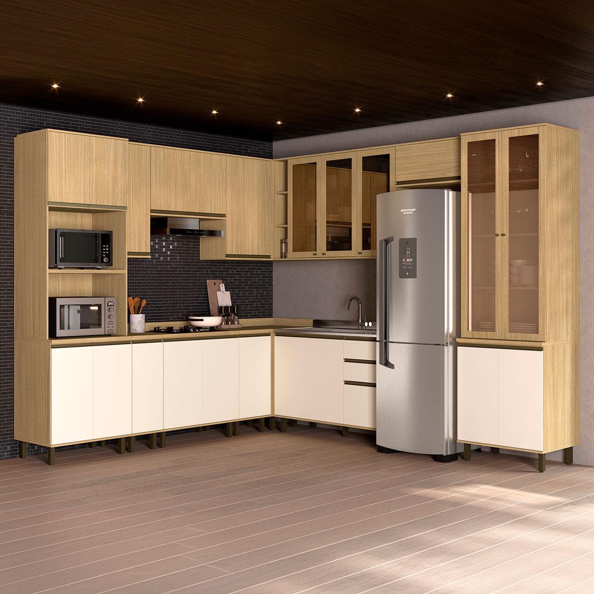Cozinha Completa 22 Portas Nova Dubai Casamia AMB12
