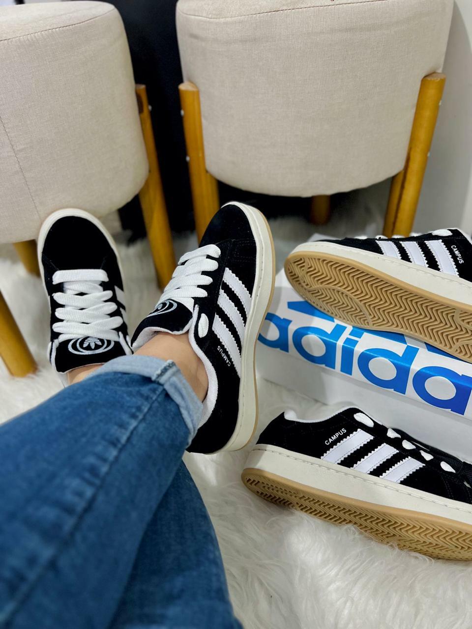Comprar Adidas Campus Preto/Branco