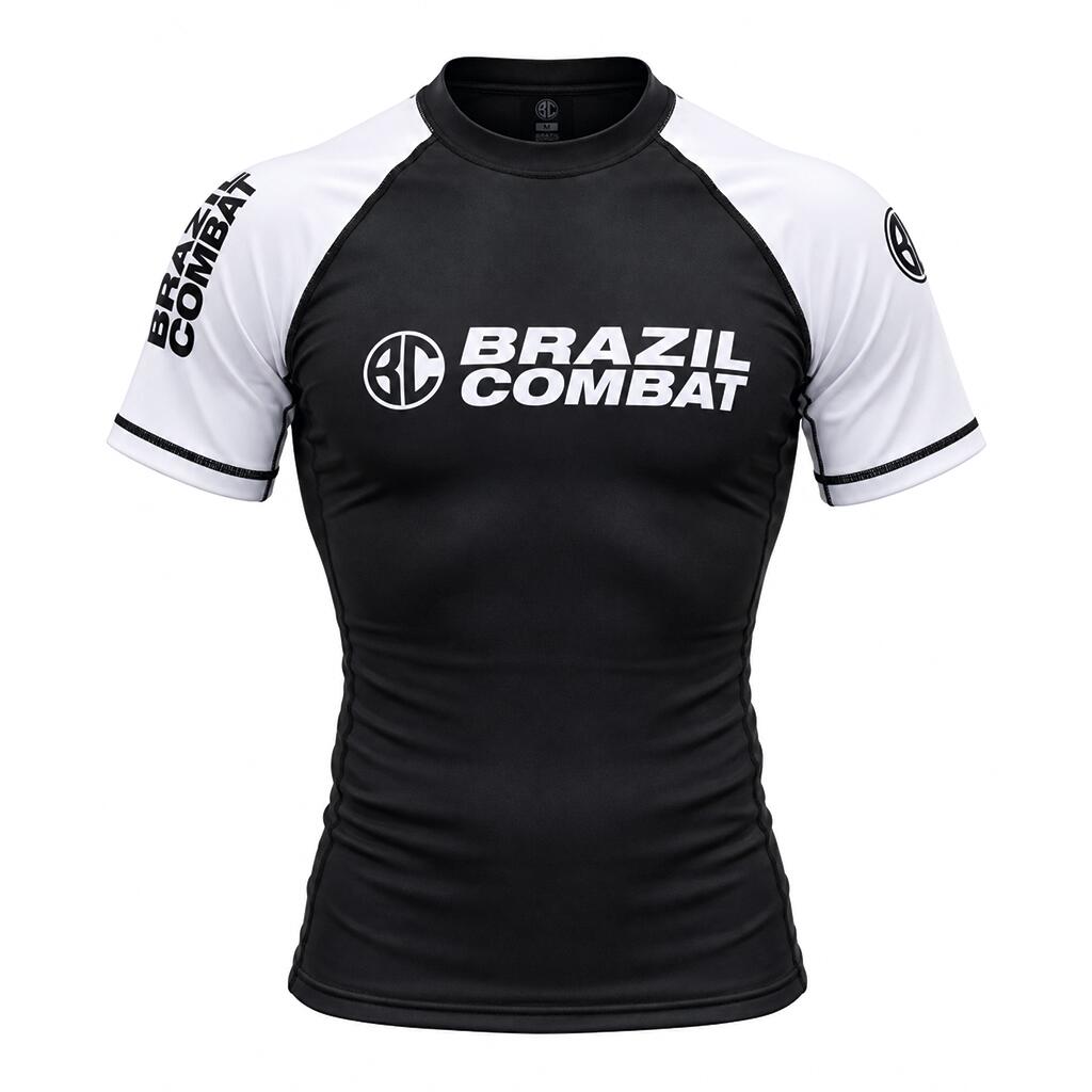 Comprar Rash Guard Basics preta/branco - R$184,00