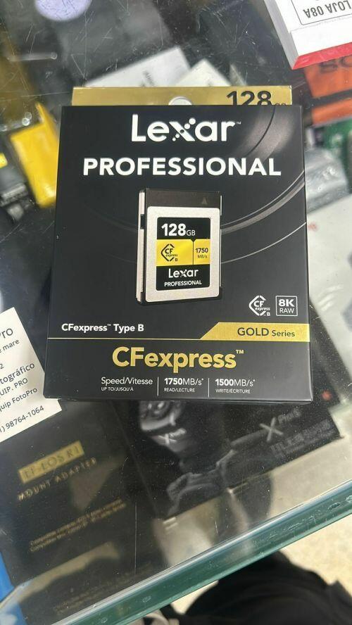 Cartão de Memória 128GB CFexpress Card Type B 1750MB/s Lexar