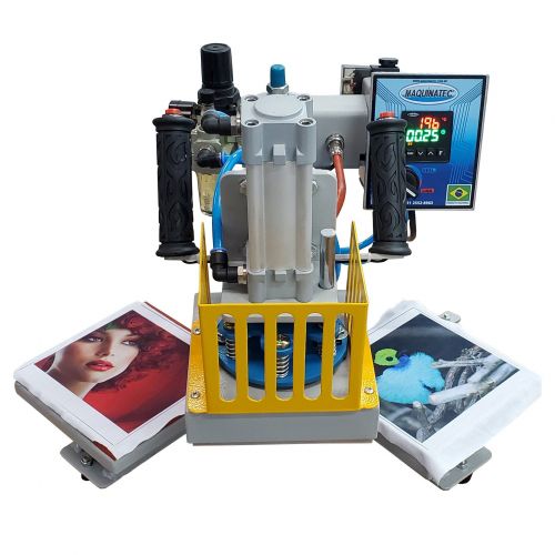Comprar Prensa Térmica 15x15 Duas Bandejas Pneumática - a partir
