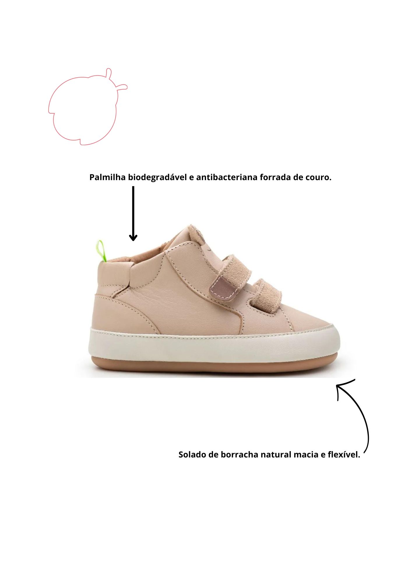 Comprar TENIS CANO ALTO PRIMEIROS PASSOS KOALA HUG TIP TOEY JOEY