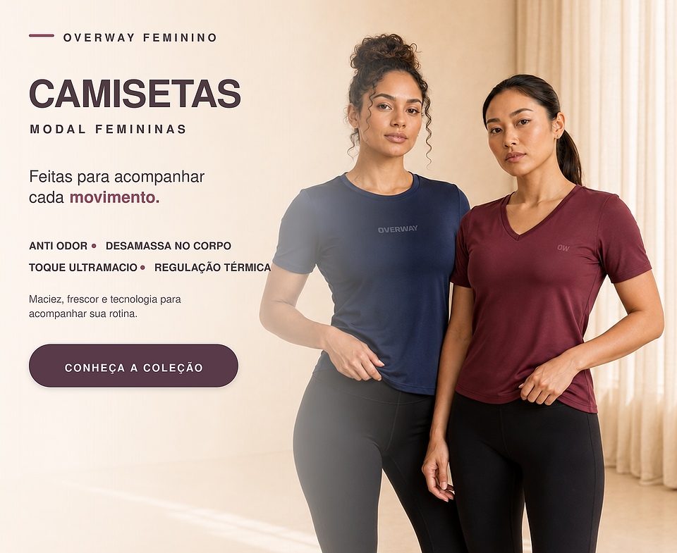 Overway | Roupas Fitness e Casuais com Fabricação Própria