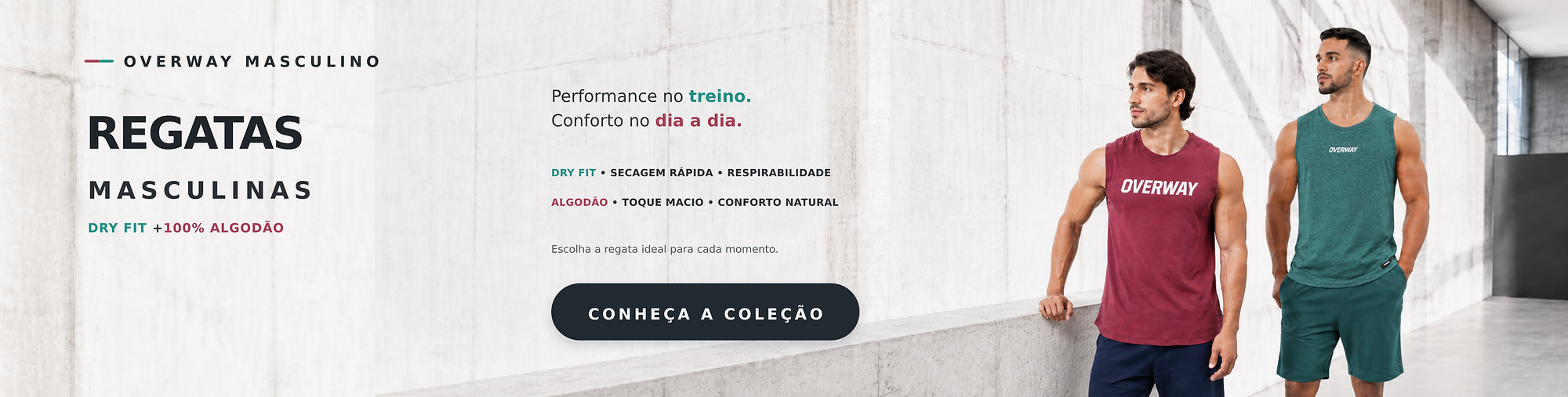 Overway | Roupas Fitness e Casuais com Fabricação Própria