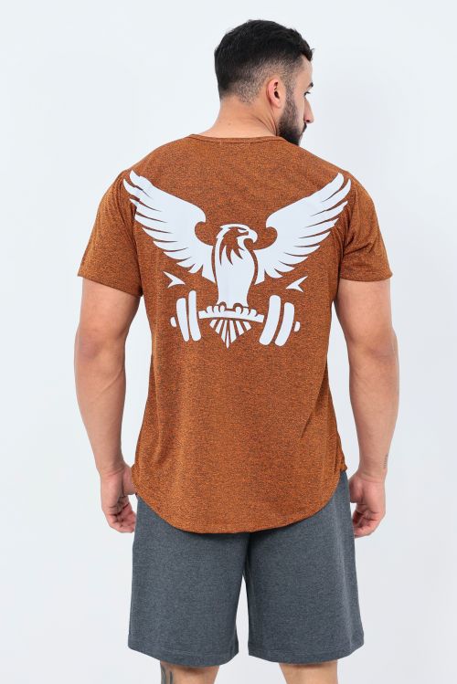 Camiseta OverDry �guia Masculina / Athletic Fit - Laranja