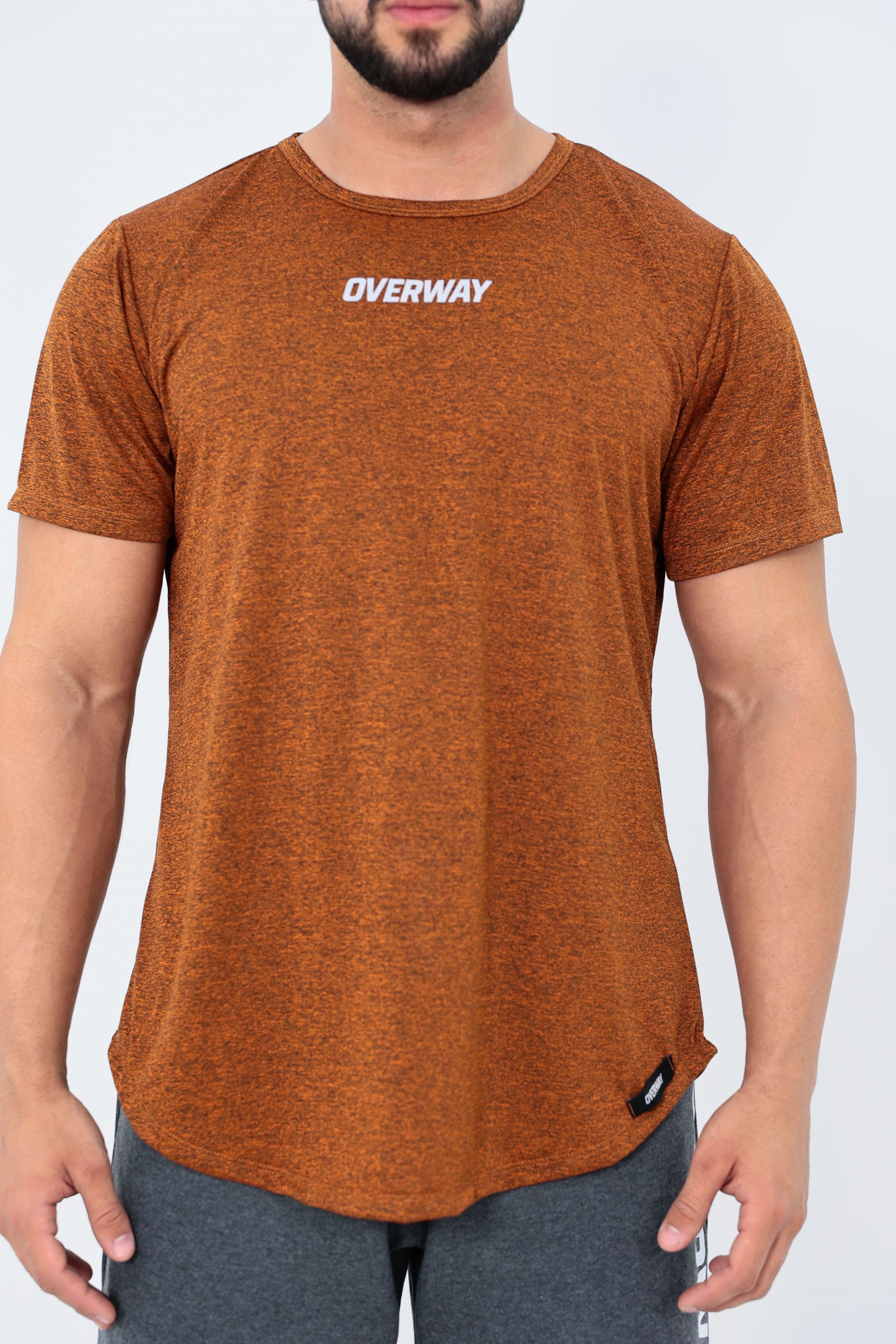 Camiseta OverDry Águia Masculina / Athletic Fit - Laranja