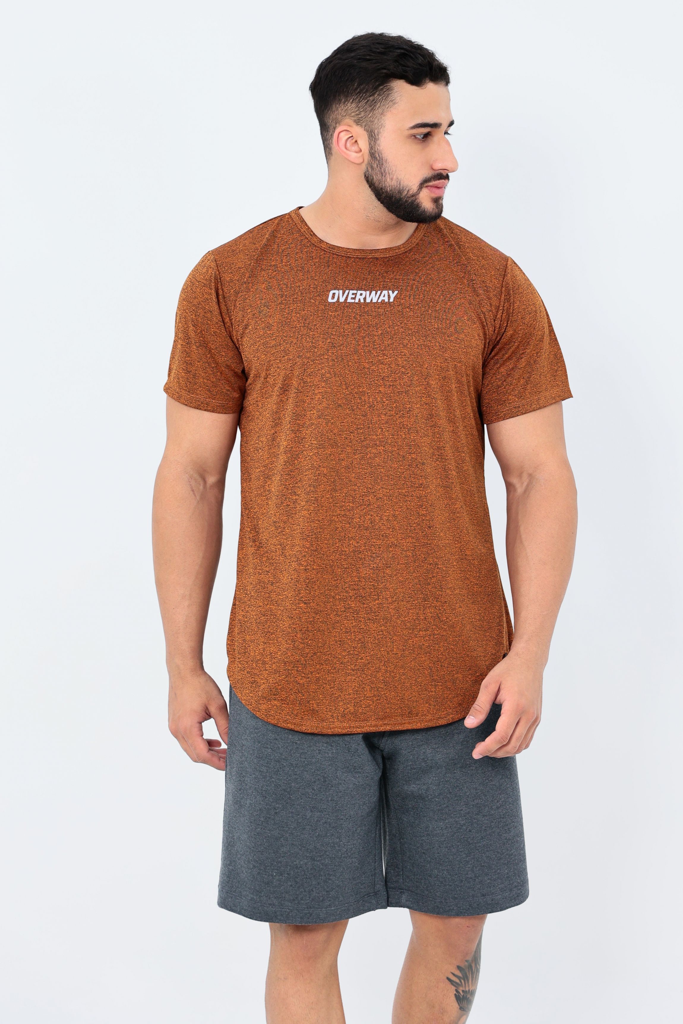 Camiseta OverDry Águia Masculina / Athletic Fit - Laranja
