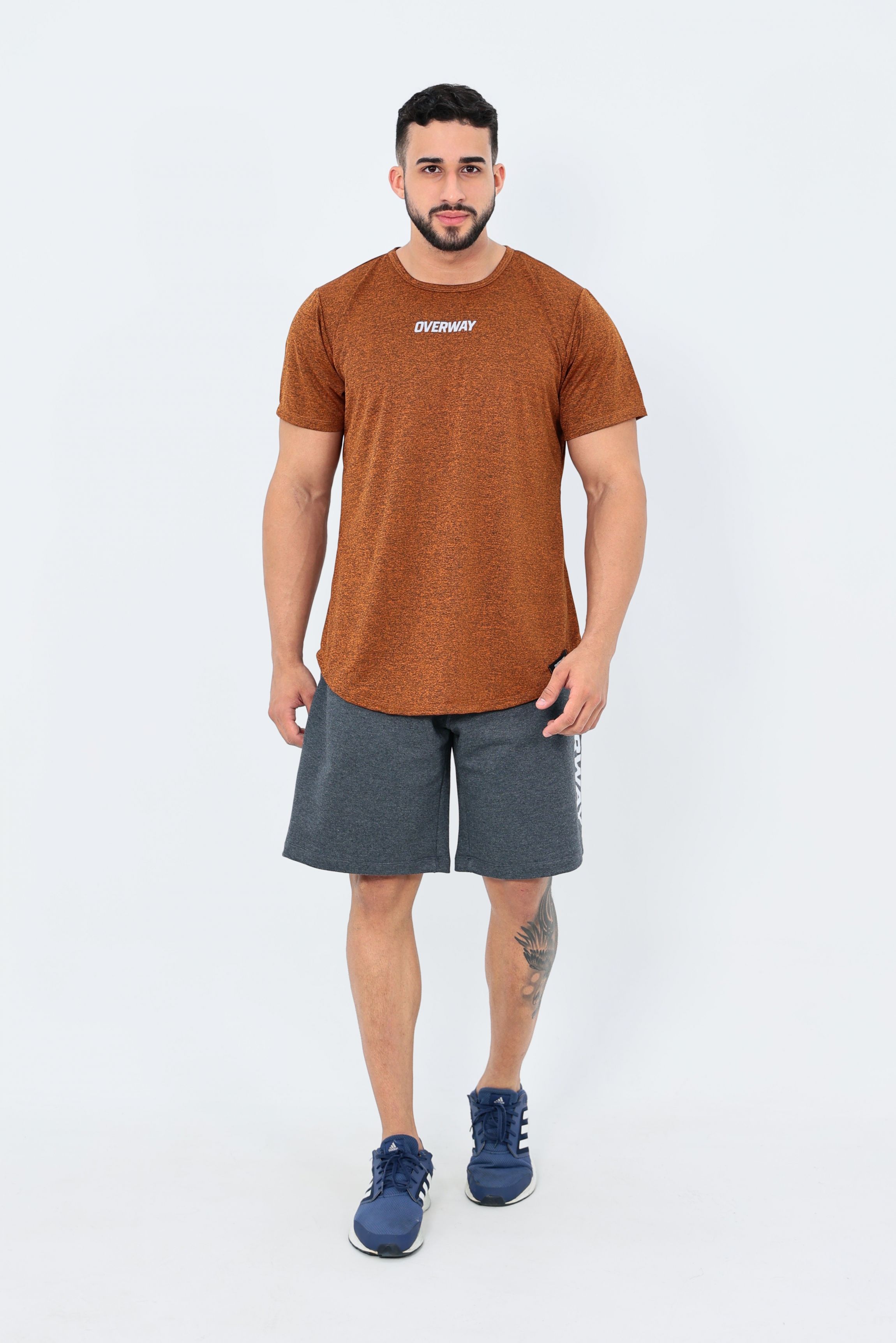 Camiseta OverDry Águia Masculina / Athletic Fit - Laranja