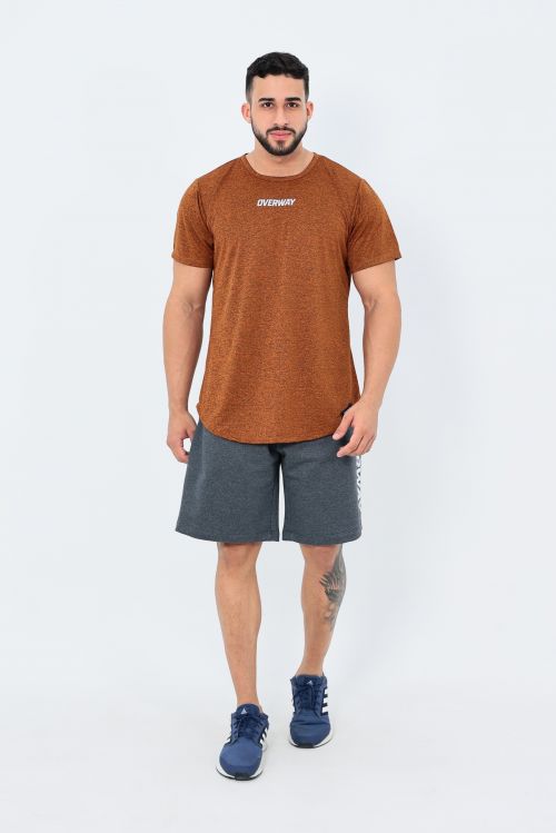 Camiseta OverDry Águia Masculina / Athletic Fit - Laranja