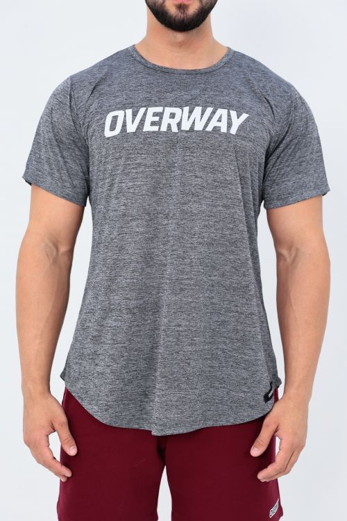 Camiseta OverDry Masculina / Athletic Fit - Cinza