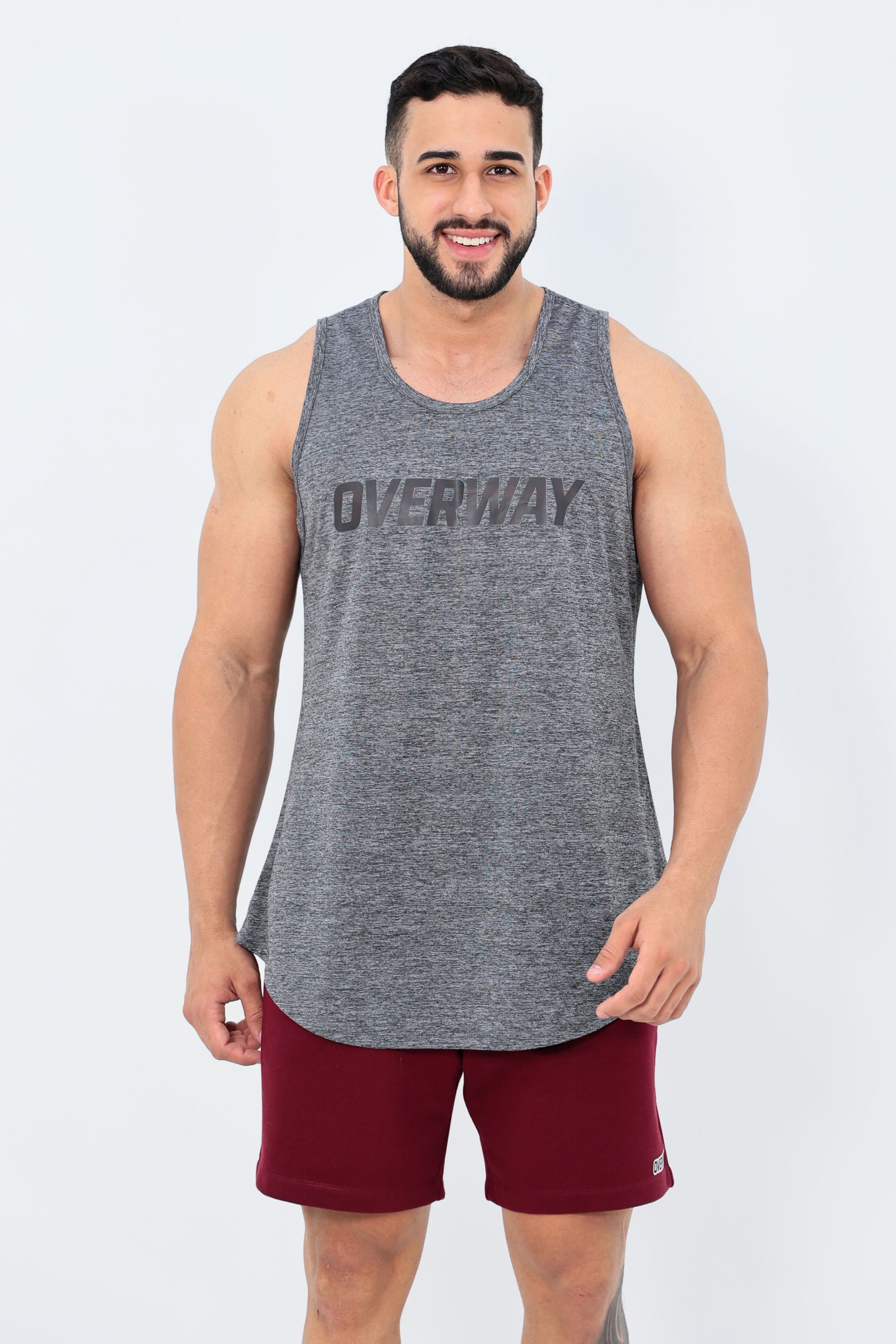 Regata OverDry Masculina / Active Fit - Cinza