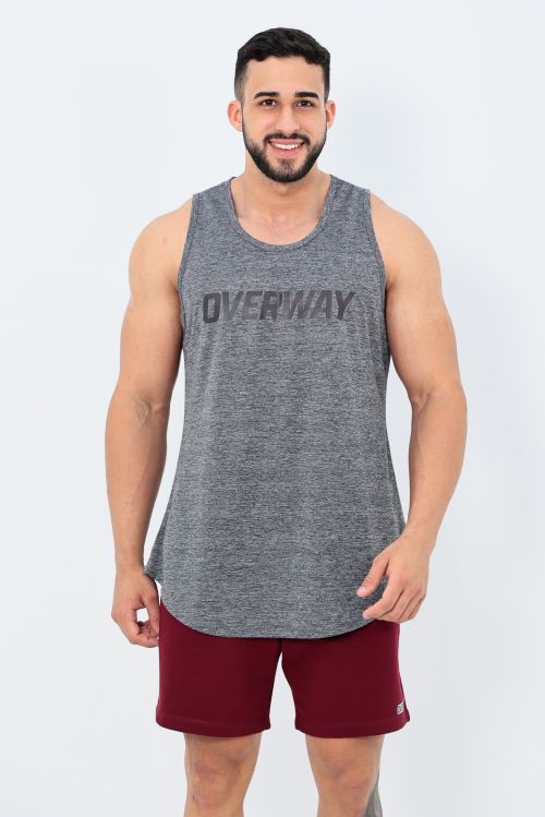 Regata OverDry Masculina / Active Fit - Cinza