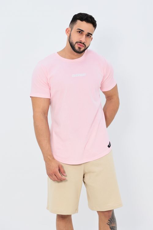 Camiseta OverCore Masculina / Regular Fit - Rosa